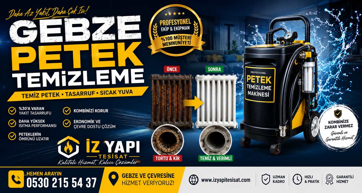 Gebze petek temizleme yeni yatay