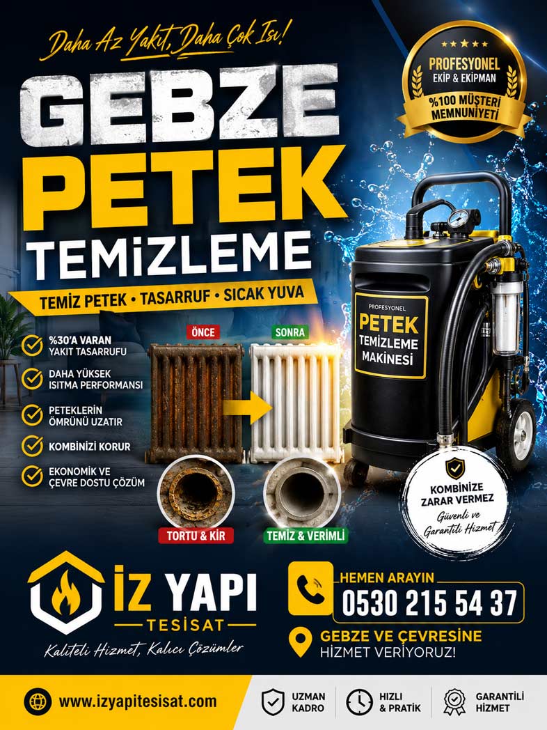 Gebze petek temizleme yeni